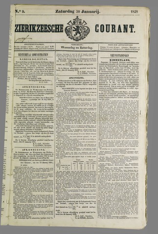 Zierikzeesche Courant 1858-01-30