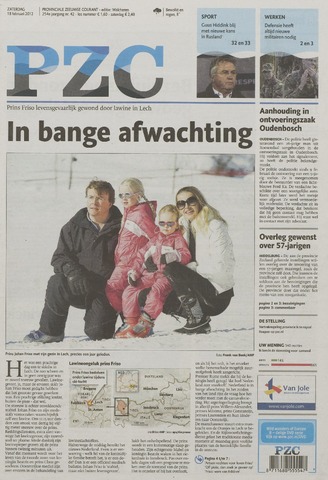 Provinciale Zeeuwse Courant 2012-02-18