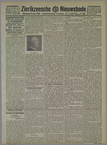 Zierikzeesche Nieuwsbode 1931-01-19