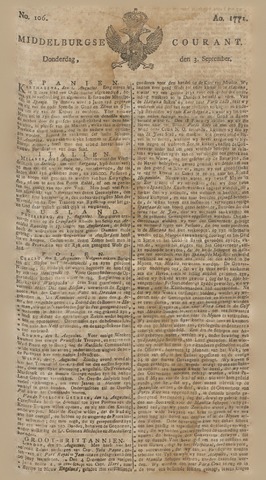 Middelburgsche Courant 1772-09-03