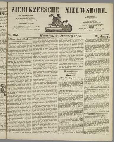 Zierikzeesche Nieuwsbode 1853-01-24