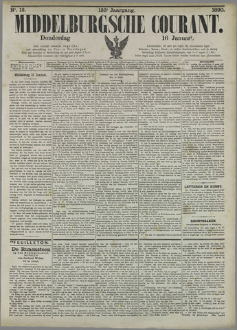 Middelburgsche Courant 1890-01-16