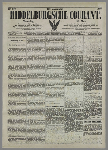 Middelburgsche Courant 1892-05-30