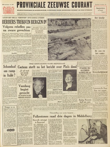 Provinciale Zeeuwse Courant 1963-10-12