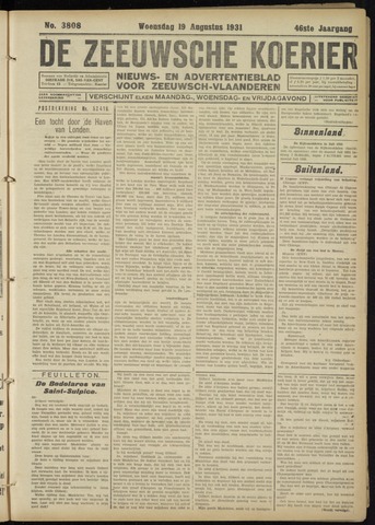 Zeeuwsche Koerier 1931-08-19