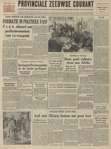 Provinciale Zeeuwse Courant 1963-06-13
