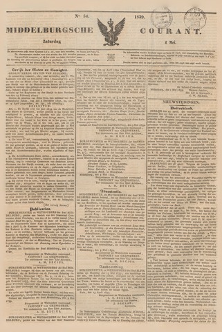Middelburgsche Courant 1839-05-04