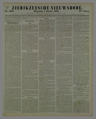 Zierikzeesche Nieuwsbode 1886-10-05