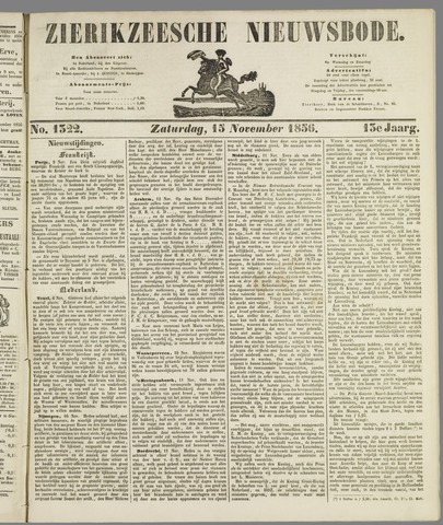 Zierikzeesche Nieuwsbode 1856-11-15