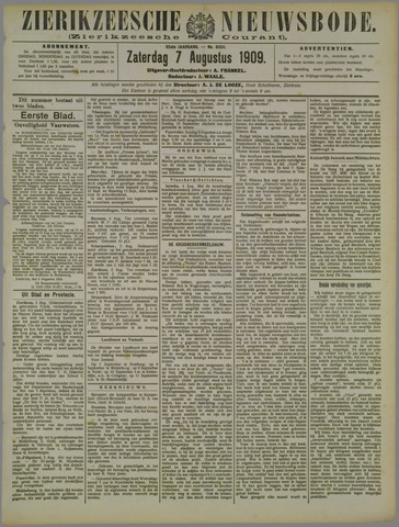 Zierikzeesche Nieuwsbode 1909-08-07