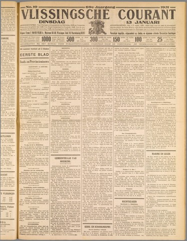 Vlissingse Courant 1931-01-13