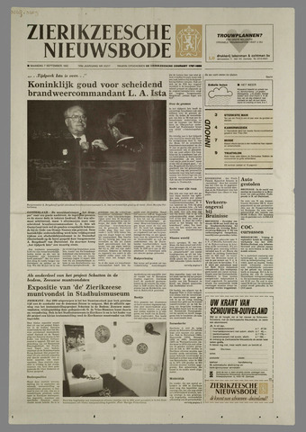 Zierikzeesche Nieuwsbode 1992-09-07
