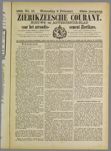 Zierikzeesche Courant 1888-02-06