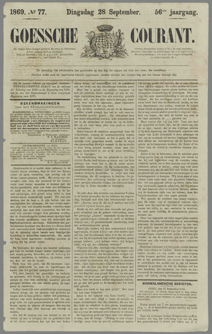 Goessche Courant 1869-09-28