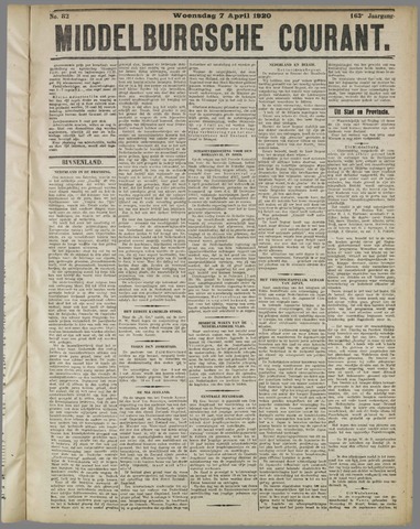 Middelburgsche Courant 1920-04-07