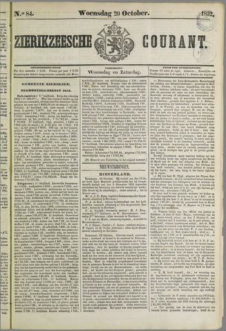 Zierikzeesche Courant 1852-10-20