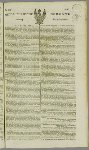 Middelburgsche Courant 1816-09-19