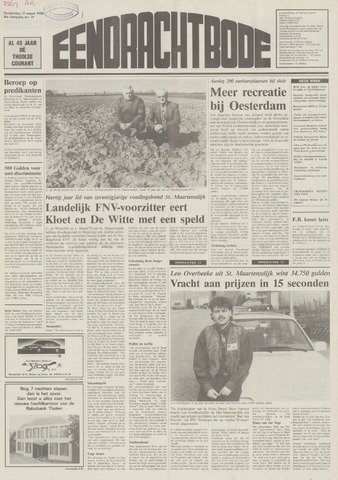 Eendrachtbode /Mededeelingenblad voor het eiland Tholen 1990-03-15