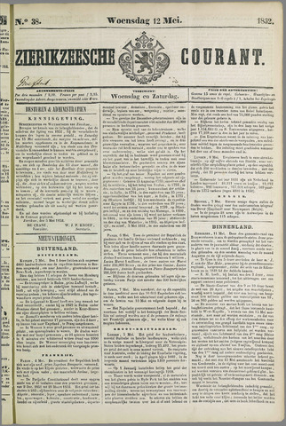 Zierikzeesche Courant 1852-05-12
