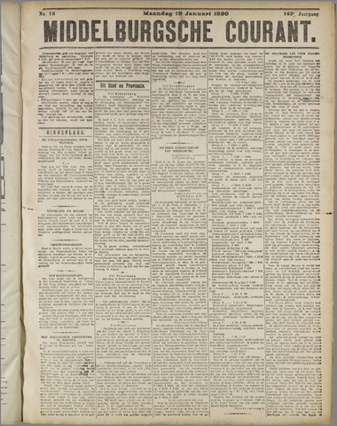 Middelburgsche Courant 1920-01-19