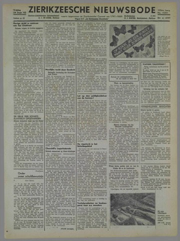 Zierikzeesche Nieuwsbode 1943-09-24