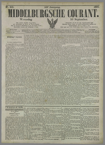 Middelburgsche Courant 1890-09-10