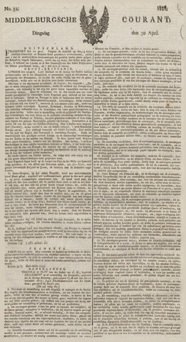 Middelburgsche Courant 1816-04-30