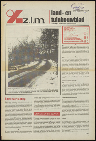 Zeeuwsch landbouwblad ... ZLM land- en tuinbouwblad 1978-02-24