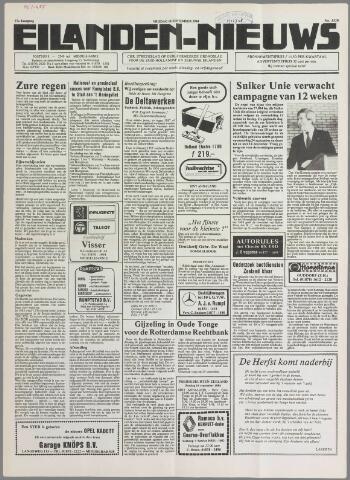 Eilanden-nieuws. Christelijk streekblad op gereformeerde grondslag 1984-09-14