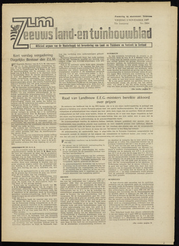 Zeeuwsch landbouwblad ... ZLM land- en tuinbouwblad 1967-11-03