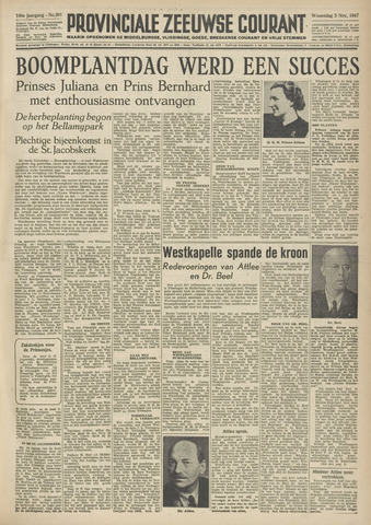 Provinciale Zeeuwse Courant 1947-11-05