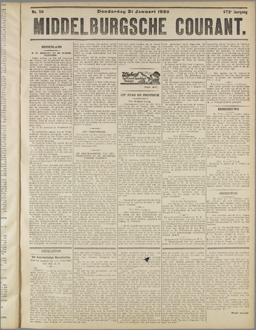 Middelburgsche Courant 1929-01-31