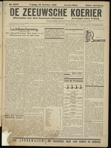 Zeeuwsche Koerier 1939-10-20
