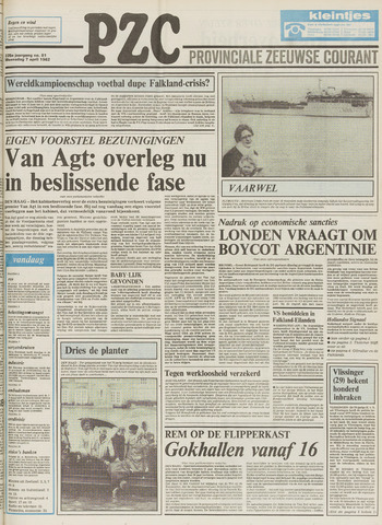 Provinciale Zeeuwse Courant 1982-04-07