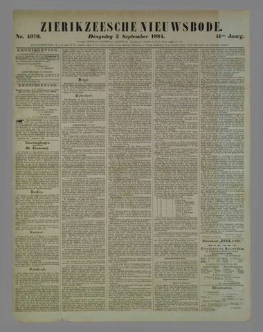 Zierikzeesche Nieuwsbode 1884-09-02