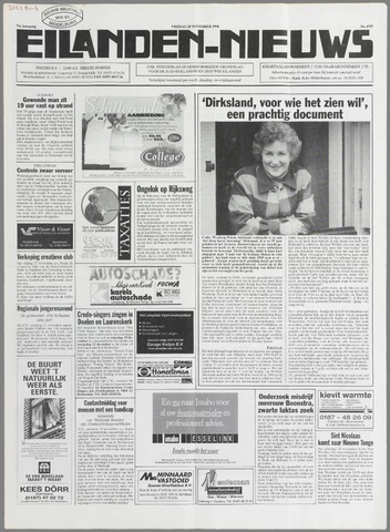 Eilanden-nieuws. Christelijk streekblad op gereformeerde grondslag 1998-11-20