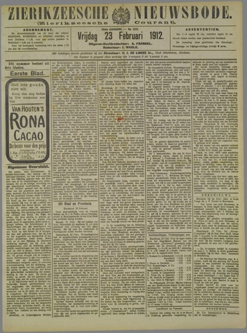 Zierikzeesche Nieuwsbode 1912-02-23