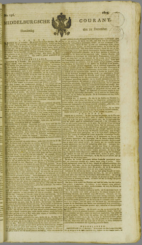 Middelburgsche Courant 1815-12-21