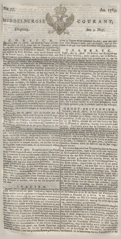 Middelburgsche Courant 1769-05-09