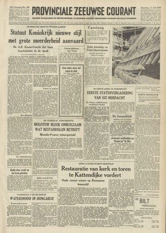 Provinciale Zeeuwse Courant 1954-07-17