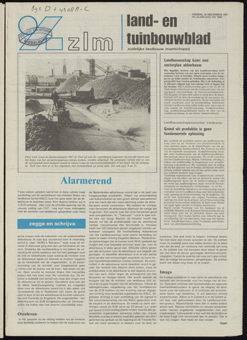 Zeeuwsch landbouwblad ... ZLM land- en tuinbouwblad 1987-12-18