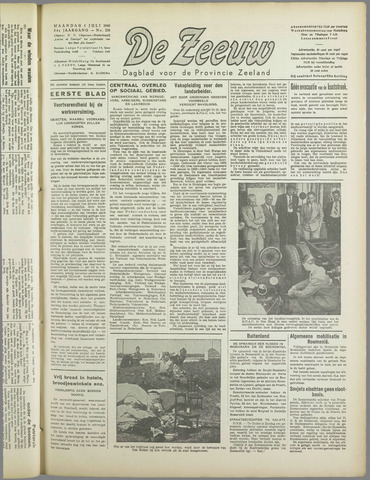 De Zeeuw. Christelijk-historisch nieuwsblad voor Zeeland 1940-07-01
