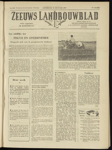 Zeeuwsch landbouwblad ... ZLM land- en tuinbouwblad 1959-01-31