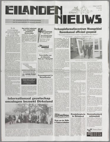 Eilanden-nieuws. Christelijk streekblad op gereformeerde grondslag 2003-04-11