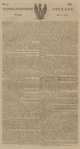 Middelburgsche Courant 1816-04-13