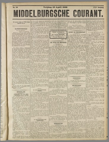 Middelburgsche Courant 1929-04-12