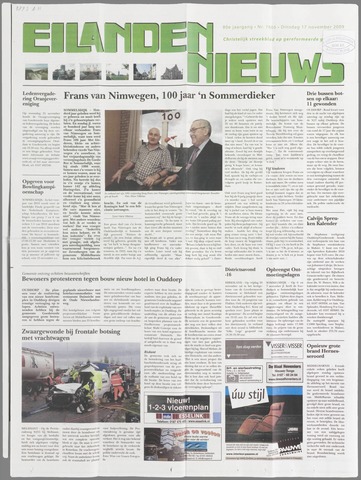 Eilanden-nieuws. Christelijk streekblad op gereformeerde grondslag 2009-11-17