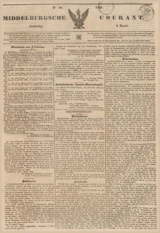 Middelburgsche Courant 1839-03-09
