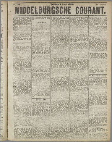 Middelburgsche Courant 1920-06-04