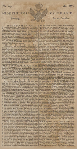 Middelburgsche Courant 1772-12-12